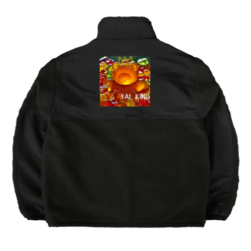 DIP DRIP "King Bear" Series Boa Fleece Jacket