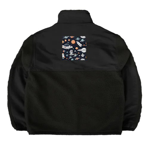 宇宙探検 Boa Fleece Jacket