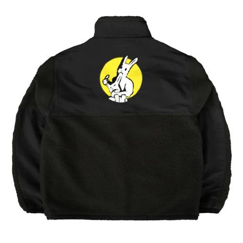 共喰い🐰（ウサギ） Boa Fleece Jacket