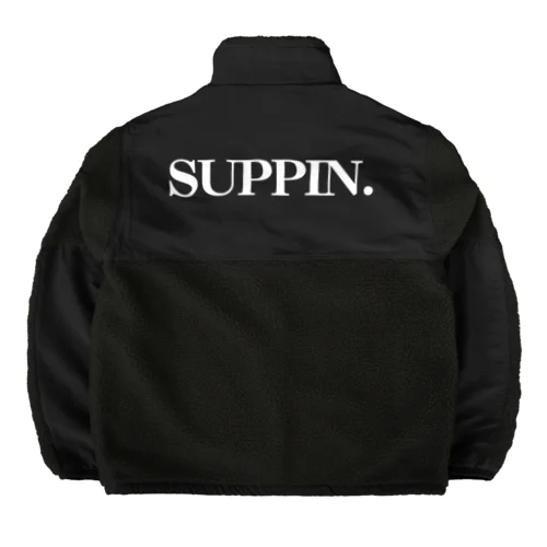 SUPPIN. ボアフリースジャケット