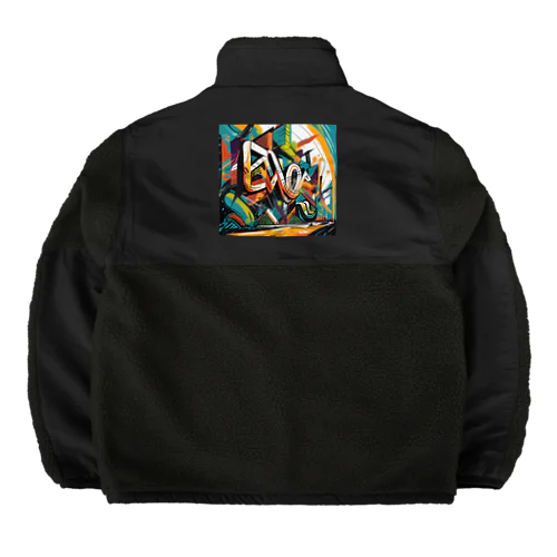 ストリートアート Boa Fleece Jacket