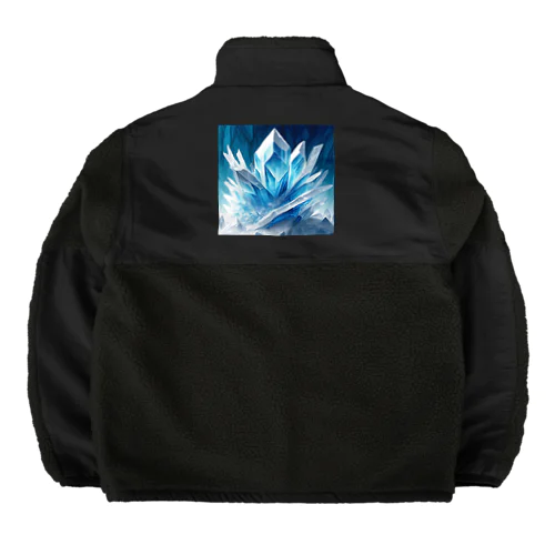 氷のクリスタル Boa Fleece Jacket