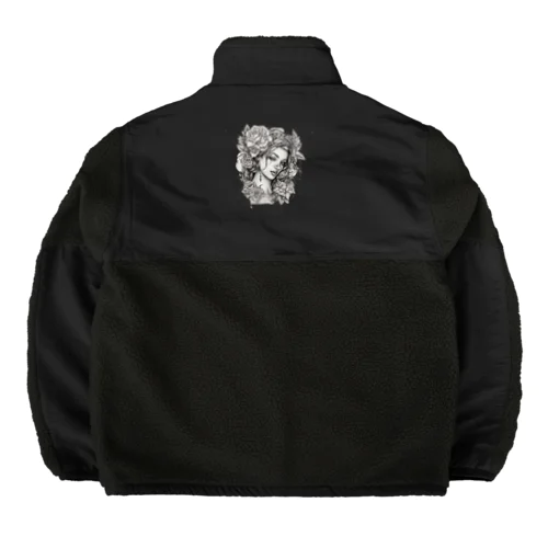 美しい女性 Boa Fleece Jacket