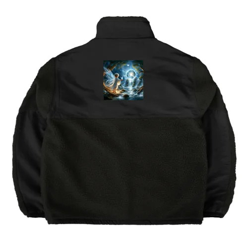 水の妖精 Boa Fleece Jacket