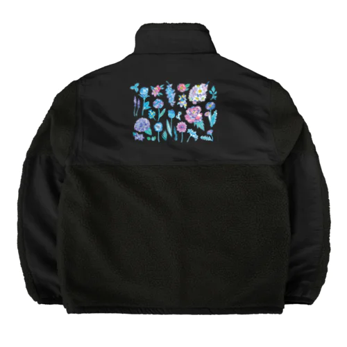 宇宙フラワーシリーズ Boa Fleece Jacket