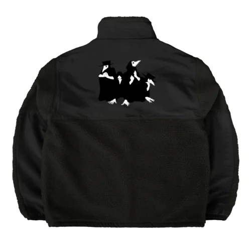 ペスト医師たち Boa Fleece Jacket