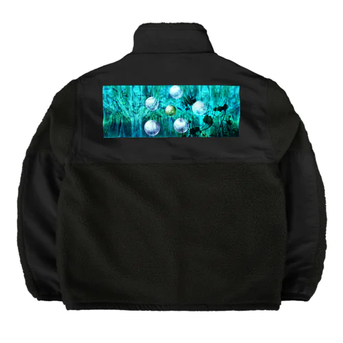 ガジュマルの森の中で Boa Fleece Jacket