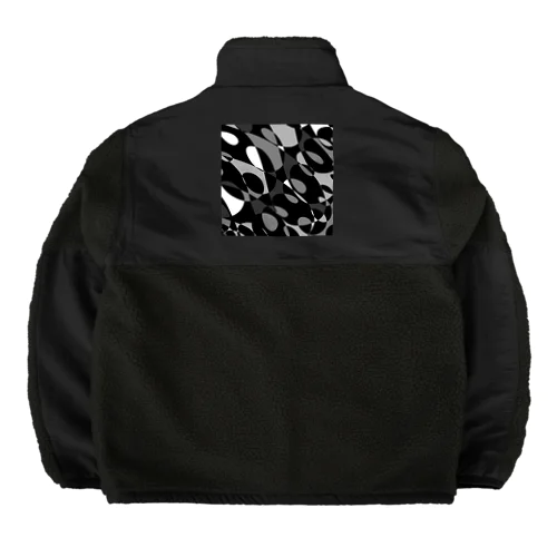 モノクロ自由形-5 Boa Fleece Jacket