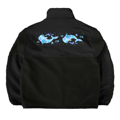 揺蕩うジンベエザメ・回遊 Boa Fleece Jacket