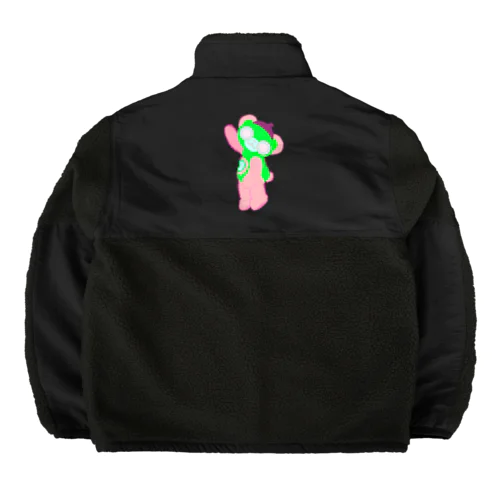 ヤミカワバンタロ(ぶらさがり) Boa Fleece Jacket