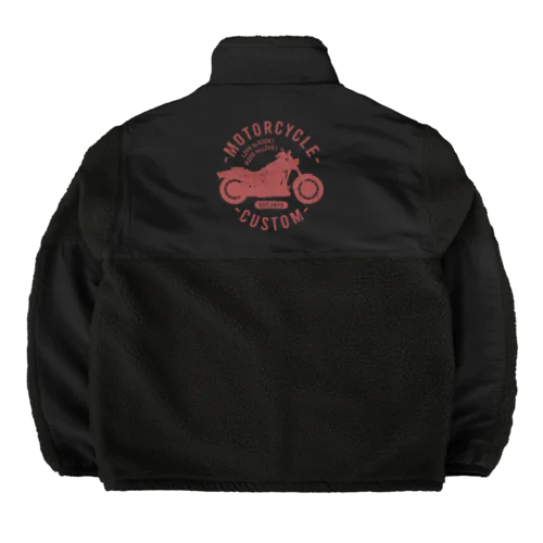 ヴィンテージ バイク Boa Fleece Jacket