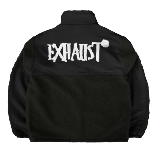 EXHAUST(英字＋１シリーズ) Boa Fleece Jacket