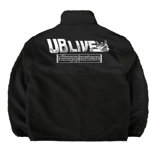 UBLIVE Supporter（WHITE Ink） ボアフリースジャケット