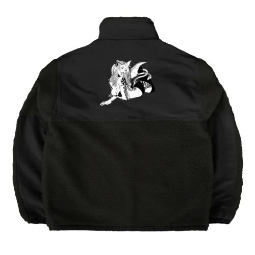 Dragon Girl Boa Fleece Jacket