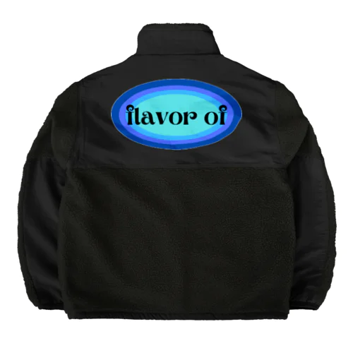 flavor of  『POINT』 Boa Fleece Jacket