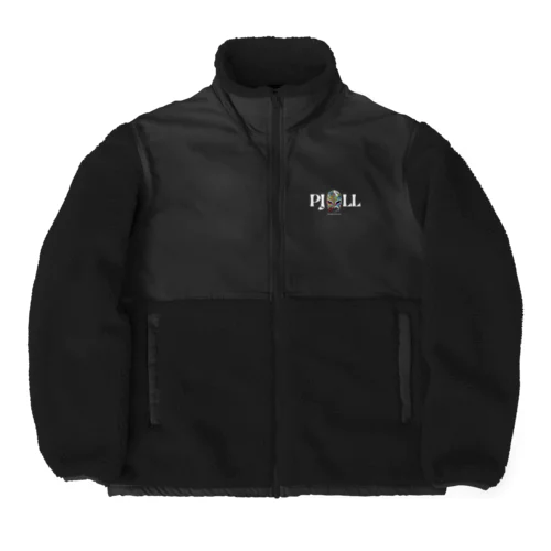 PJLL Logo&Mask ボアフリースジャケット