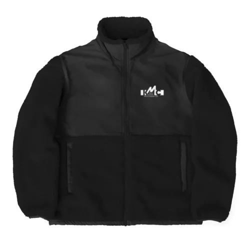 KMC 京大マイコンクラブ(白ロゴ) Boa Fleece Jacket