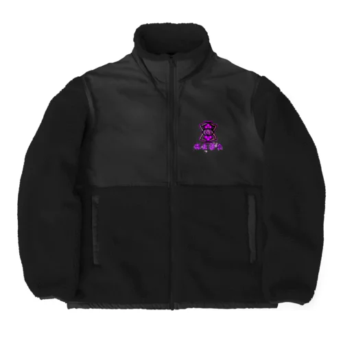 毒虫連合　ロゴマーク Boa Fleece Jacket