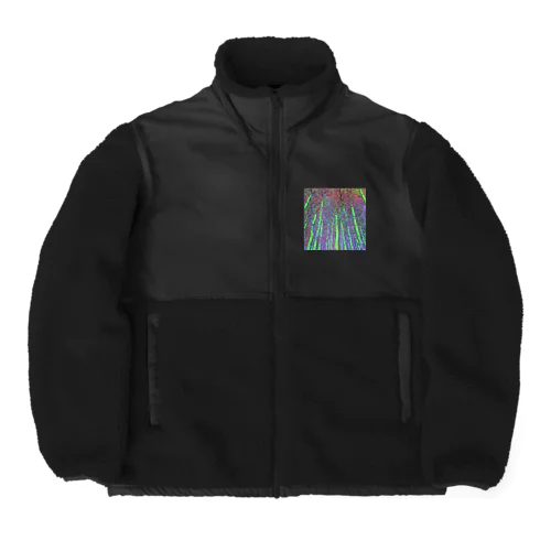 サイケデリックな林 Boa Fleece Jacket