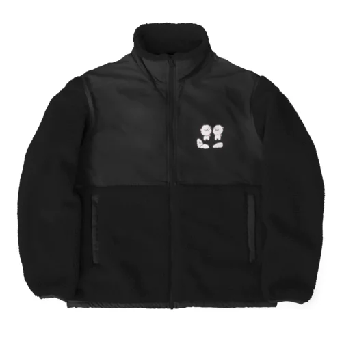 ふわもち犬の集い(井戸端会議) Boa Fleece Jacket