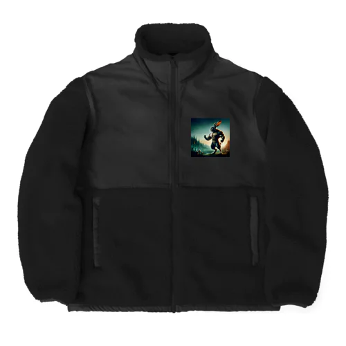 ウサギ　パワーモード Boa Fleece Jacket