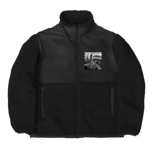 モナコ・モンテカルロでカジノ　Tomoe bb 2712 Boa Fleece Jacket