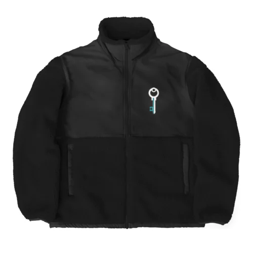シンプル カギ Boa Fleece Jacket