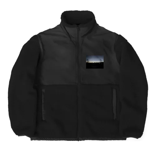 Early winter sunrise Boa Fleece Jacket