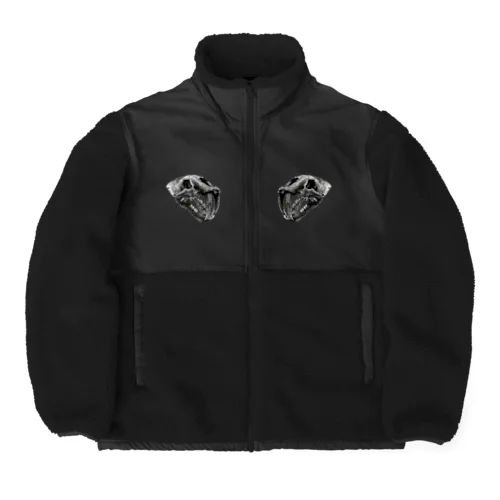 smilodon（skull） Boa Fleece Jacket