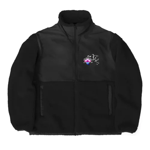 マツカサトカゲちゃん Boa Fleece Jacket