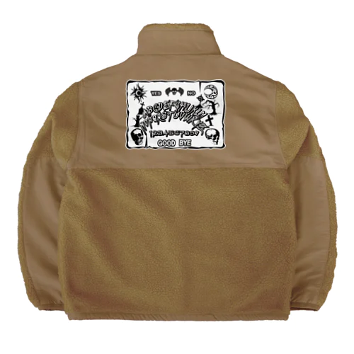 『OUIJA BOARD』 Boa Fleece Jacket