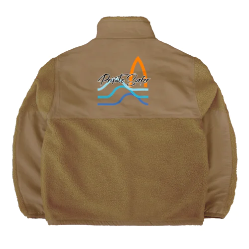 private surfer Boa Fleece Jacket