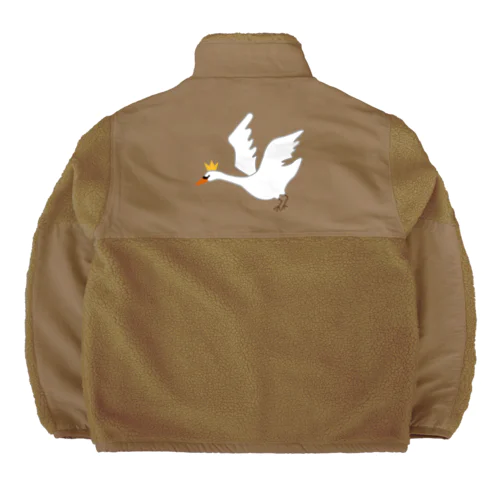 白鳥の王子1 Boa Fleece Jacket