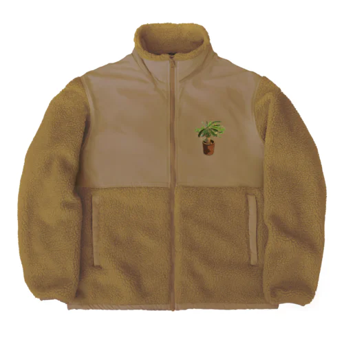 Pachypodium densiflorum Boa Fleece Jacket