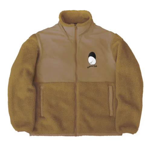 [ Culture Club ] Slip Logo Boa Fleece Jacket ボアフリースジャケット