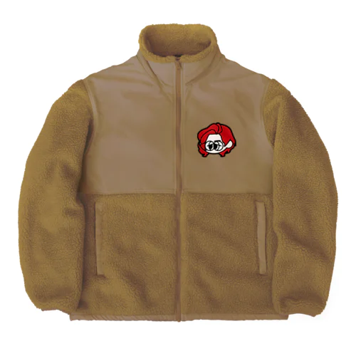 コミカルウラグチ Boa Fleece Jacket