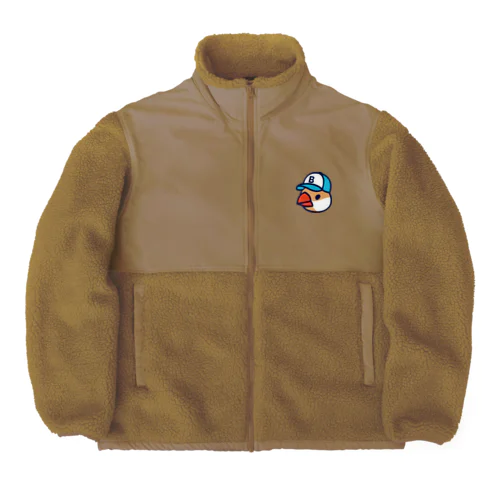 キャップの文鳥 Boa Fleece Jacket