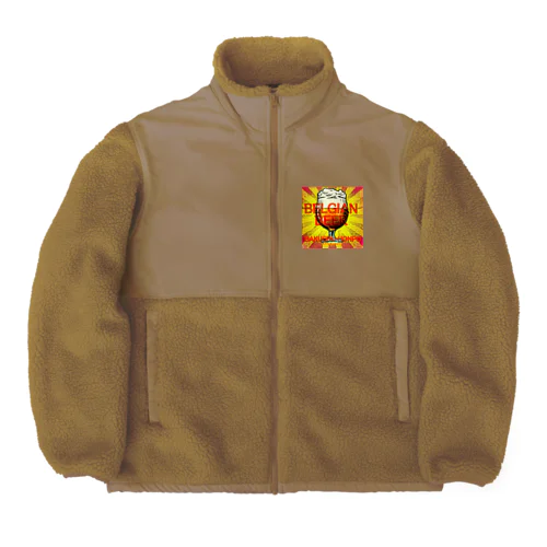 ベルギービールゴールデンエール version Boa Fleece Jacket