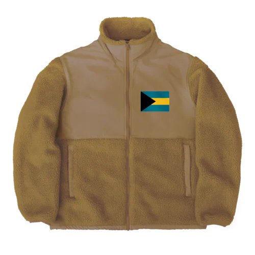 バハマの国旗 ボアフリースジャケット