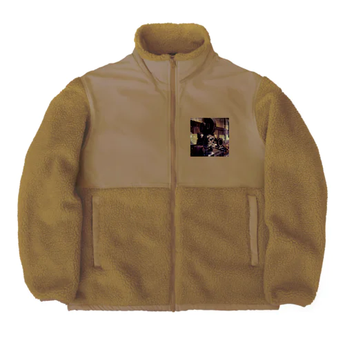 昭和の風景 1 Boa Fleece Jacket