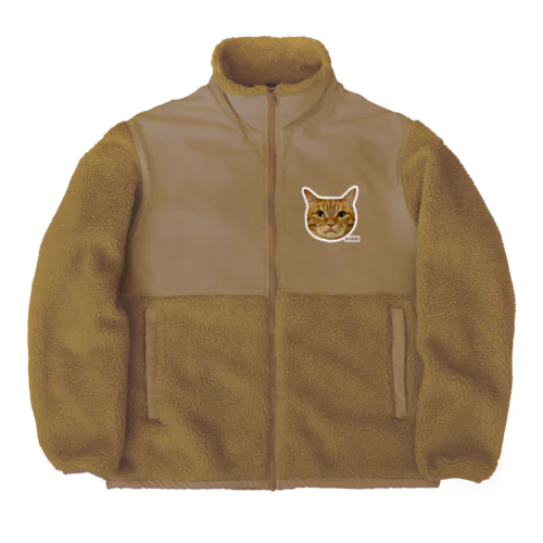 絵文字マビくん Boa Fleece Jacket