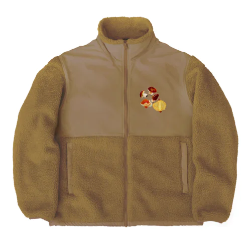 キノコ　美味しいの Boa Fleece Jacket