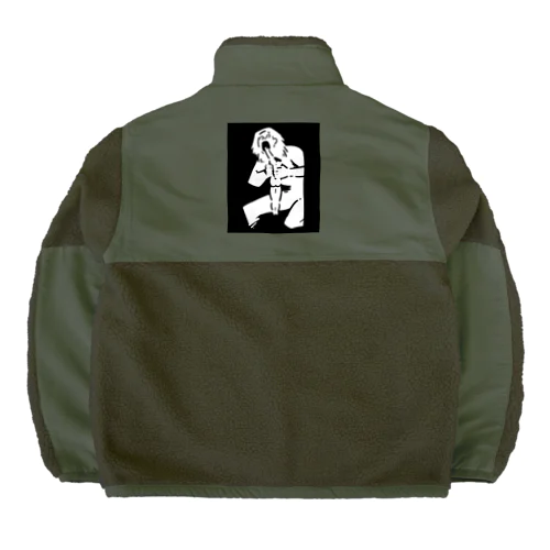 『我が子を食らうサトゥルヌス』（わがこをくらうサトゥルヌス、英語: Saturn Devouring His Son） Boa Fleece Jacket