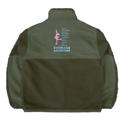 Happiness on ice Boa Fleece Jacket