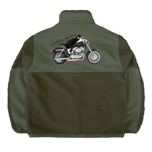 HANAGURO MOTORS Boa Fleece Jacket