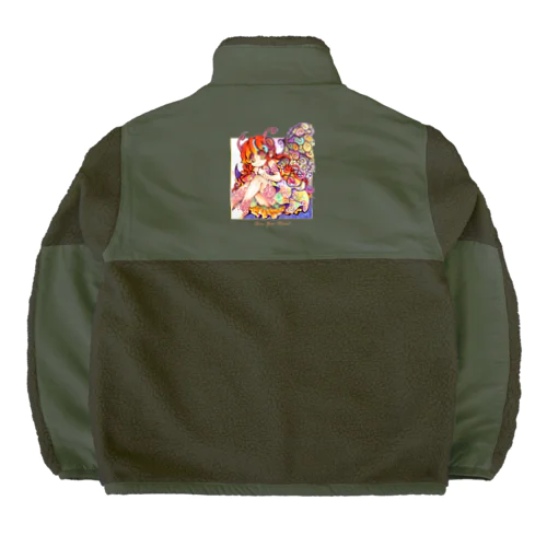 Guru Guru Akuma* - C Boa Fleece Jacket