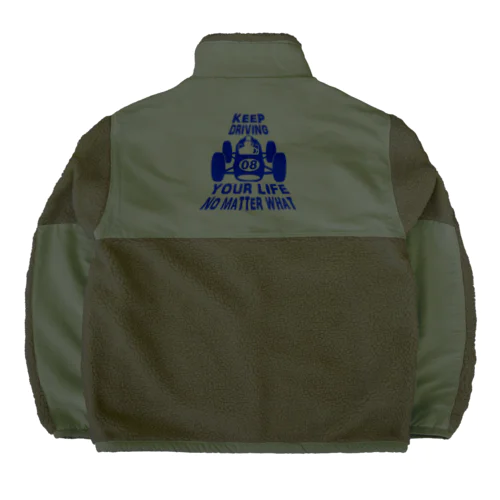 レトロカーレーサーNB(バックpt） Boa Fleece Jacket