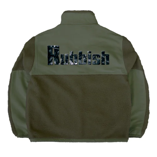 Rubbish ロゴ Boa Fleece Jacket