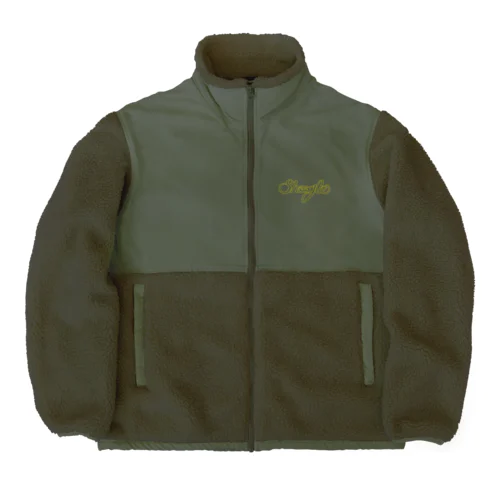 Shoogle(シューグル) Yellow Line Boa Fleece Jacket