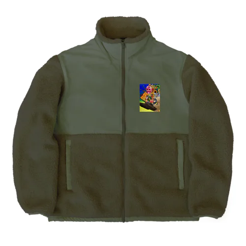 Rotten march Boa Fleece Jacket